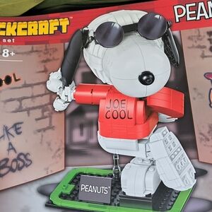Peanuts Joe Cool Building Set Brickcraft New